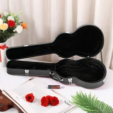 ES-335 Hardshell Case - Fits EPI, Semi-Hollow Body Electric Guitars & Black