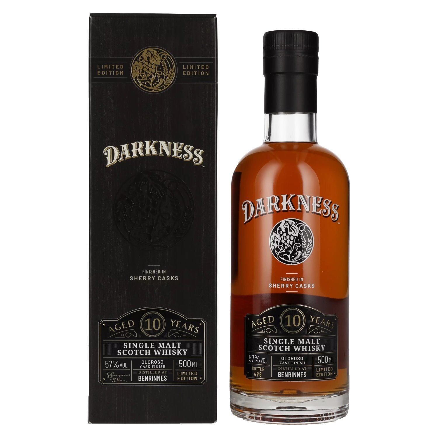 Darkness Benrinnes 10 Years Old Single Malt Scotch Whisky OLOROSO CASK