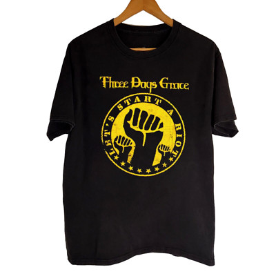 Three Days Grace Let's Start A Riot Collection Black All Size S-5XL Shirt