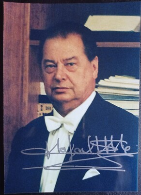 Raphael Frühbeck de Burgos --- Dirigent -- Signiertes Foto 13 x18 / signed photo