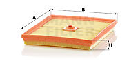 Mann-Filter C 22 035 Luftfilter FÜR Audi Seat Skoda VW-image