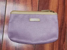 Modella Zipper Bag Purple & Tan - Stash Makeup- Gadgets- Accessories 