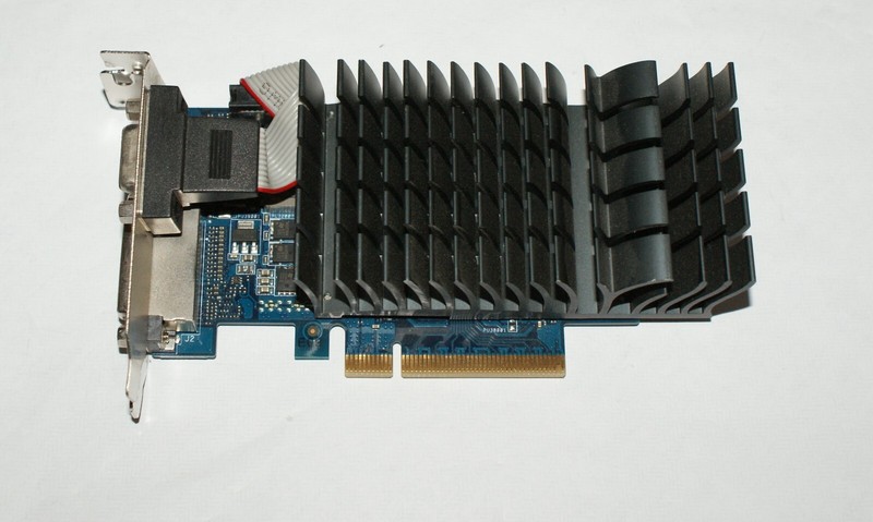 Asus NVIDIA GT710 2GB Silent PCIE VGA/DVI/HDMI Low Profile Graphics Card