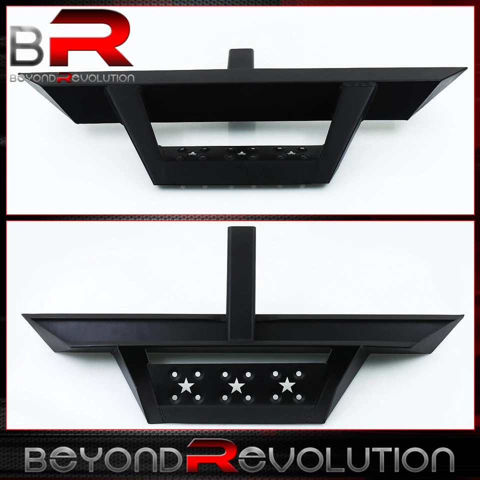 Barra de peldaños protectora de enganche de remolque puerta trasera receptor universal de 2 pulgadas Foto 2 de 4