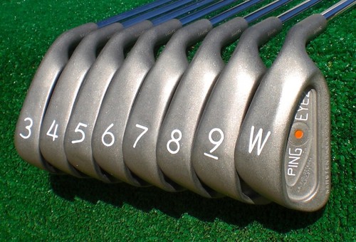 ⛳ PING EYE 2 ORANGE 🟠 DOT ⛳ 3-W ⛳ STIFF ZZ LITE SHAFTS -1/2"⛳ NEW GRIPS⛳ - Picture 3 of 19