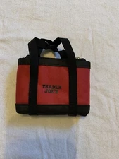 BRAND NEW LIMITED Black Handles Trader Joe's Micro Tote w/ Foldable Grocery Bag