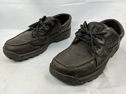 Leather Oxford Boat Shoes 