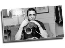 Johnny Cash Guitar Canvas Print 30x16"