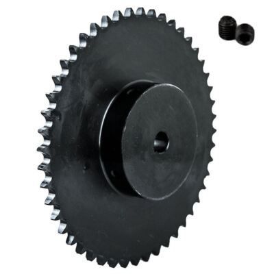 15-Tooth 50 Pitch Roller Chain Sprocket – 1" Shaft Bore, Open Box (Generic/Unbranded)