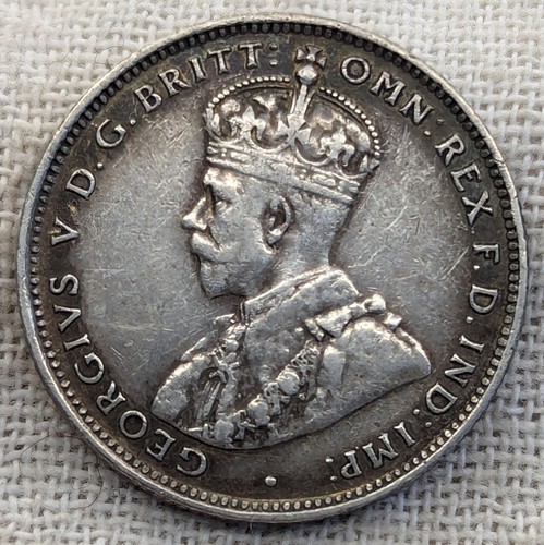 Chelín de Australia 1935: raro (solo 500 k acuñado) - plata de ley fina .925 - Imagen 5 de 7