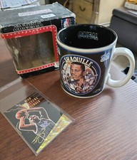 Vtg Shaq O'Neal 1992 NBA Superstar Collectors Mug & 1994 SkyBox High Heros Card