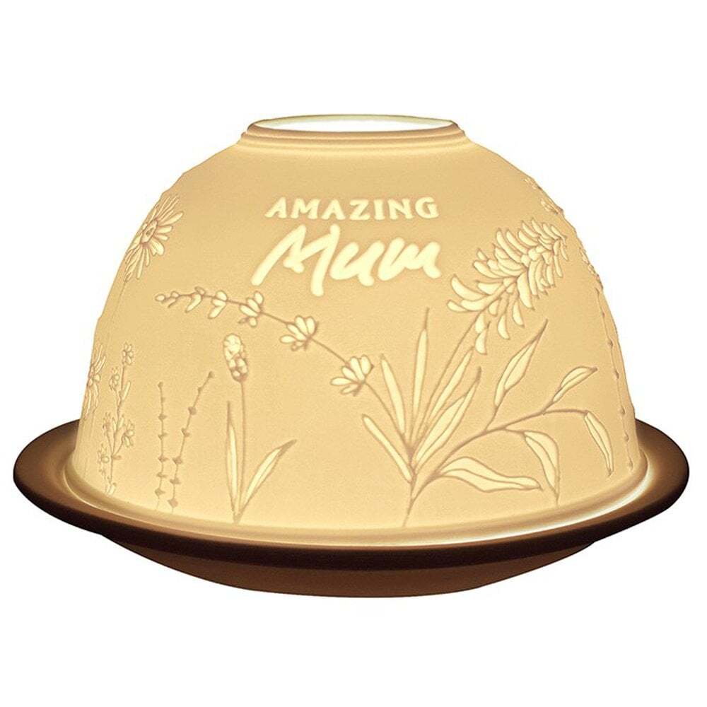 Nordic Lights Amazing Mum Candle Shade & Plate 63583