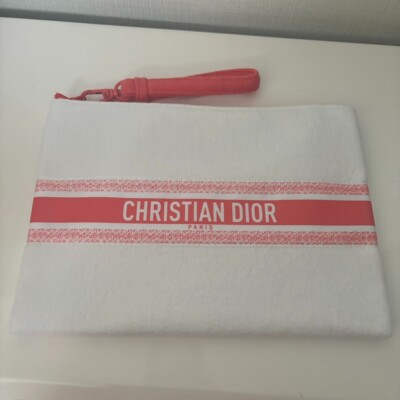 Christian Dior 2024 Summer Event Set Hand Fan & Towel Pouch