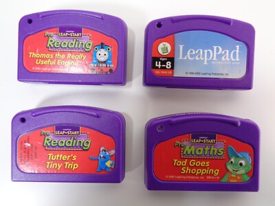 Konvolut 4 LeapFrog LeapPad Lernen Lesen Spiele Kassetten