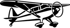 Autoaufkleber Flugzeug Flieger Sportflugzeug DF 019 Aufkleber Sticker
