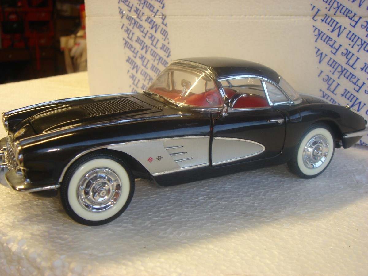 FRANKLIN Mint 1:24 1958 CHEVY CORVETTE CONVERTIBLE | eBay