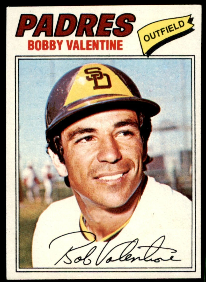 1977 Topps Bobby Valentine NM-MT San Diego Padres #629