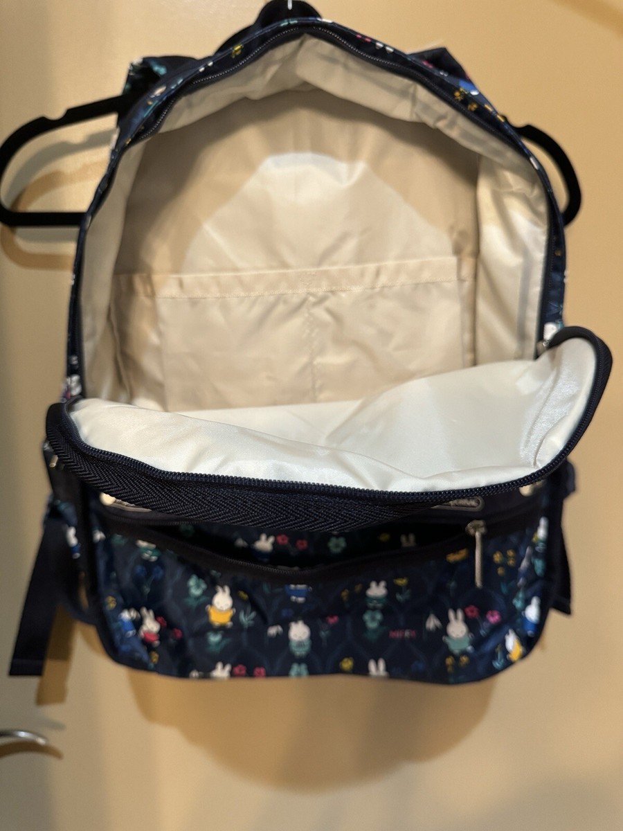 NWT Lesportsac Miffy Dick Bruna Garden Floral Backpack | eBay display picture 3