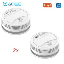 2x Home Fire Alarm Smoke Detector  NEW Smart Detector Connect With The App