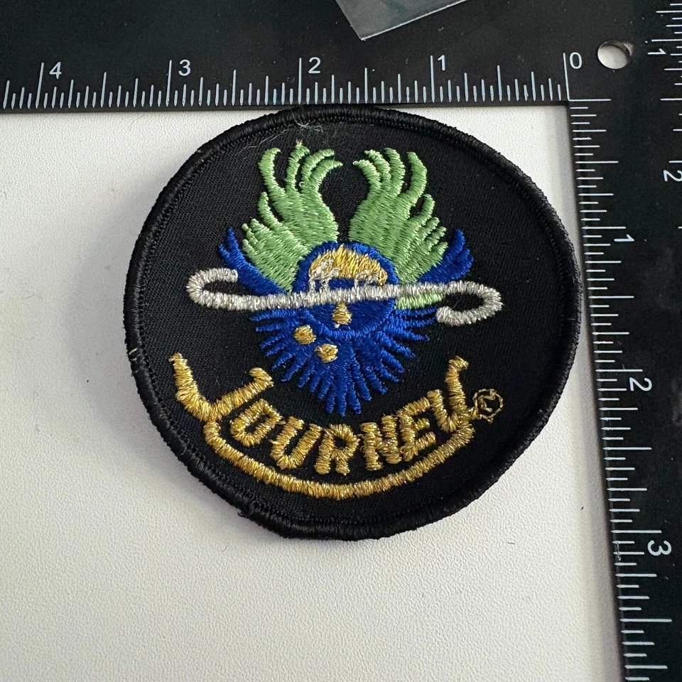 Vintage Journey Band Black-Trim Sewing & Craft Embroidered Sew-On Patch. - Image 3 of 3