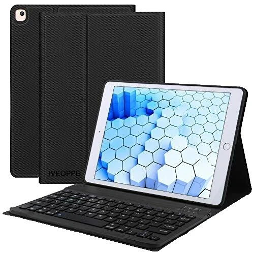 Casa de cuero negro lector electrónico y Tablet Teclado Estuches, Fundas y folios