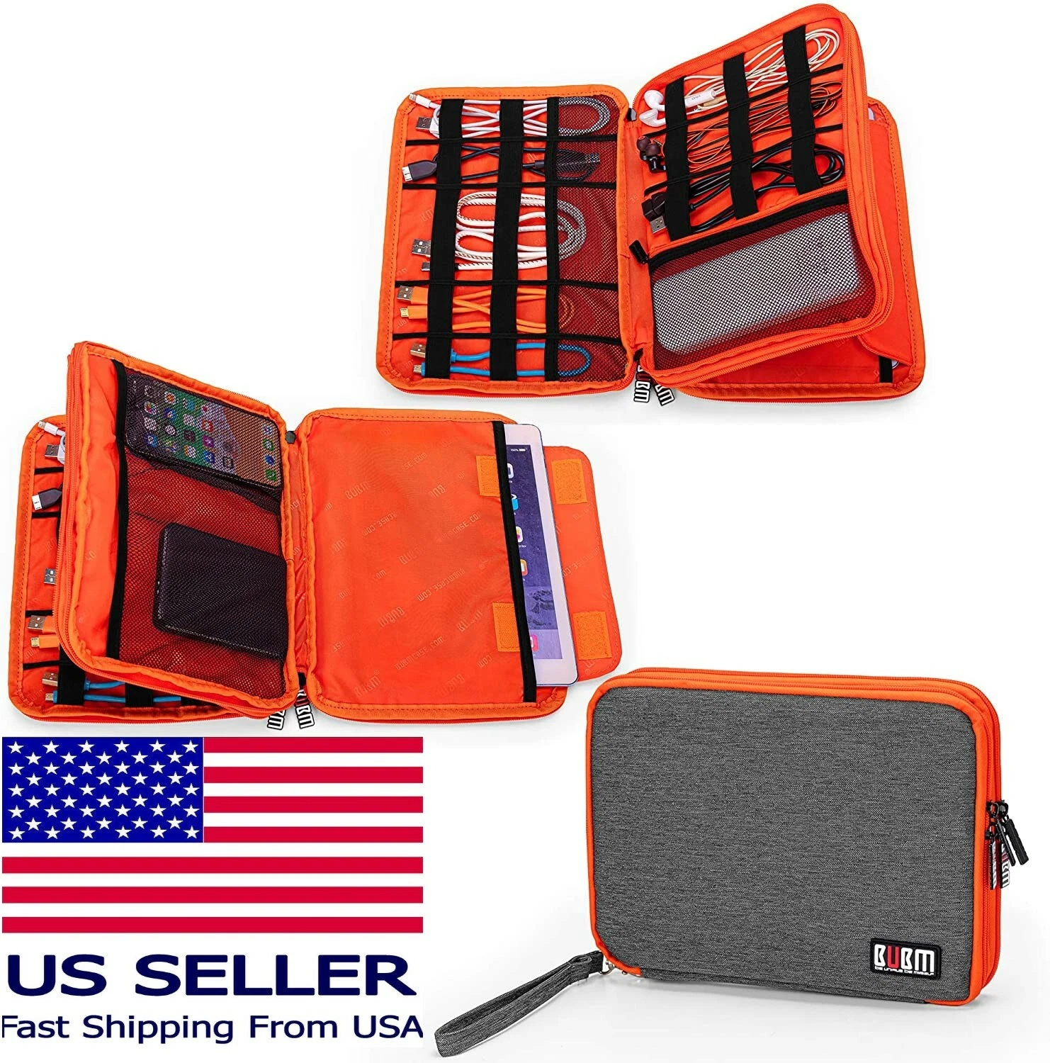 BUBM Electronics Travel Organizer Case - Thumbnail 4
