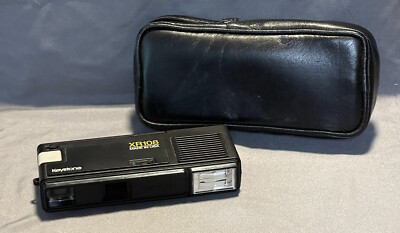 Vintage Keystone EverFlash XR108 Pocket Film Camera Black W