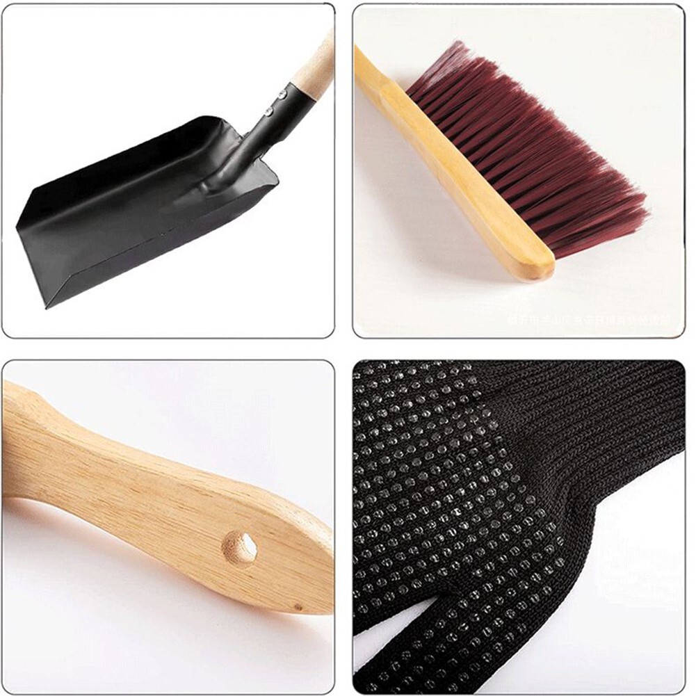 Essential Fireplace Ash Shovel and Brush Set Complete Fireplaces