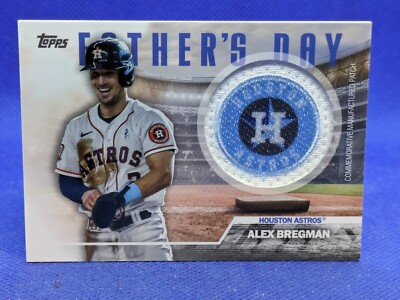 2023 Topps Series Alex Bregman Father’s Day Team Patch Card FD-AB Astros 
