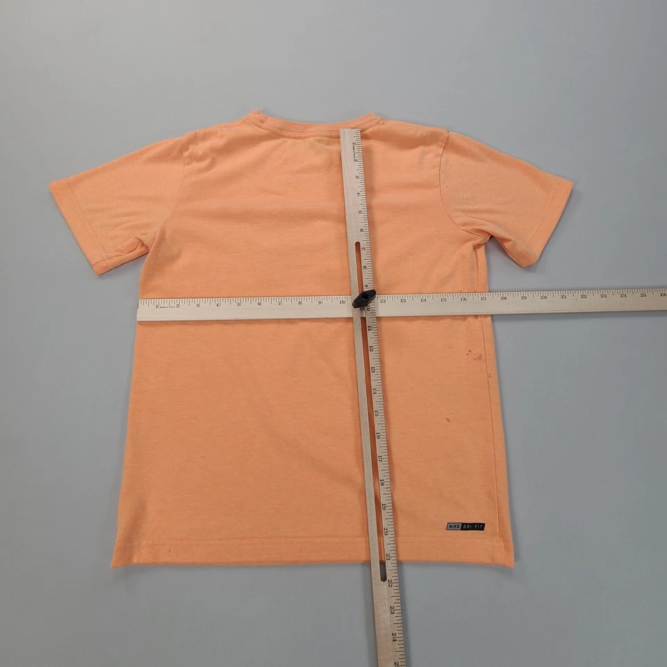 Hurley Shirt Boys Large Orange Casual Outdoors Dri-Fit Lightweight Youth Kids - Image 3 of 4