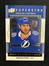23-24 UD Series 1 Hockey Superstar Honor Roll HR-21 Brayden Point