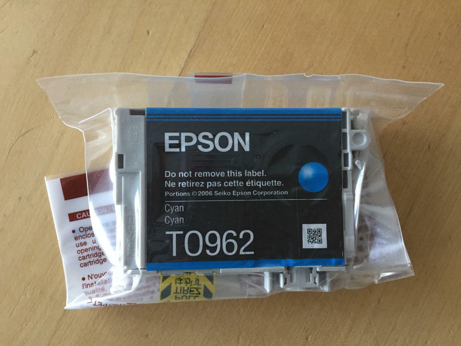 Genuine Epson Ink - T0962 CYAN / STYLUS PHOTO R2880 (INC VAT)