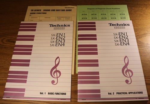 Technics SX-EN1 SX-EN2 SX-EN3 SX-EN4 Orgelhandbücher Grundfunktionen Anwendungen