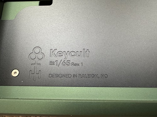 Keycult no 1/65 mechanical keyboard green/black, gaming, limited, 65% form. - Picture 3 of 12
