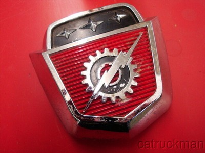 50s Ford Truck Front Of Hood Emblem Original But A Take Off Ebay