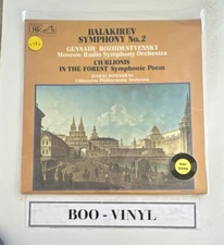 Balakirev - Symphony No. 2 / Ciurlionis  In The Forest Symphonic Poem Lp Record