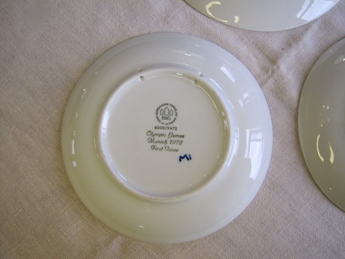 Royal Copenhagen Bing & Grondahl Collector Plates 1972 1976 Olympics - Picture 6 of 7