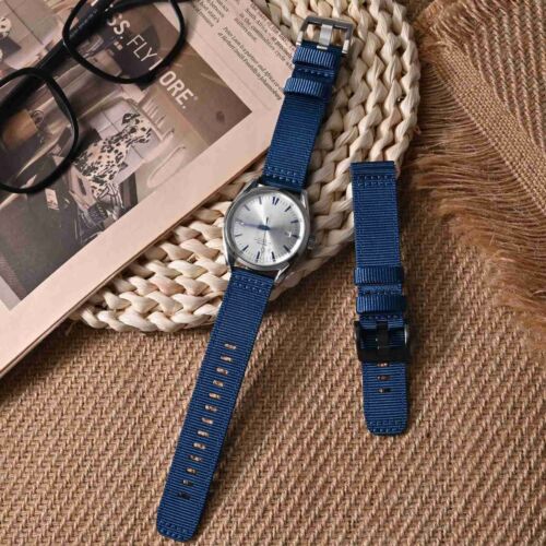 ANNEFIT Weave Nylon Watchband 18mm 19mm 20mm 22mm 24mm,Quick Release Watch Strap - Picture 14 of 229