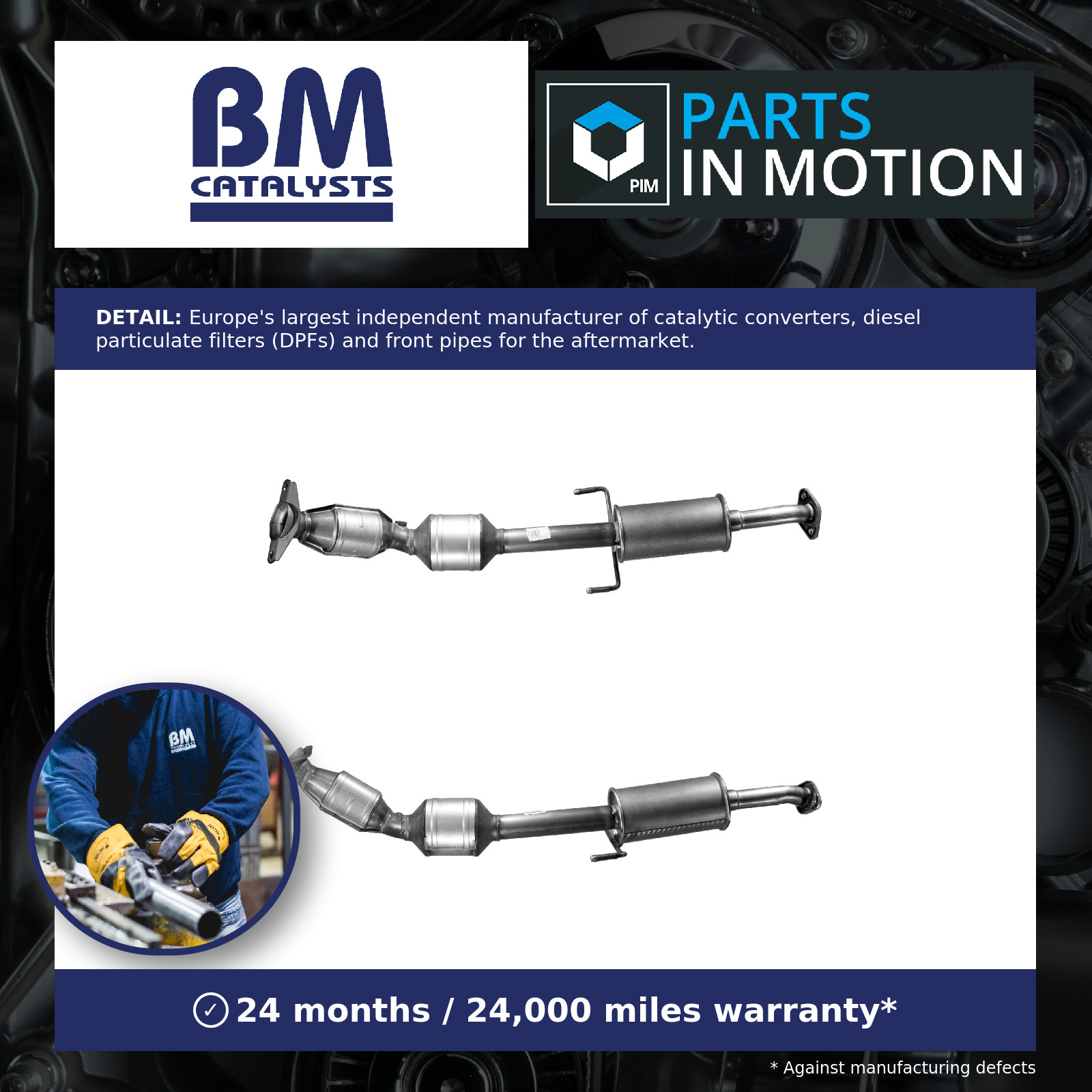 Catalytic Converter Type Approved fits LEXUS CT200H 1.8 11 to 14 BM 174100T510