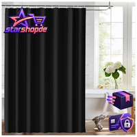 180X200 Badevorhang Polyester Textil, Duschvorhang Anti-Schimmel FüR Badezimmer,