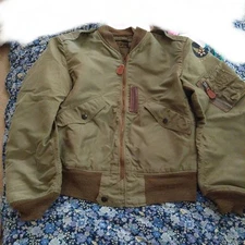 Buzz Rickson'S L-2 1945 Model MEN Excellent Used Vintage Bomber Jacket