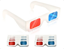 10 Paar 3D Brille,Papier Stereo Brillen,Rote ...