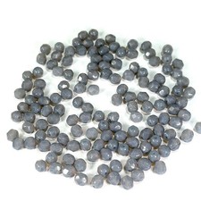 Dark Grey Opal Czech Fire Polished Round Faceted Glass Beads 4mm 6mm 8mm 10mm