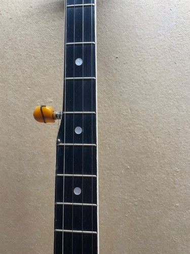 Iida Verso weatherking 5-String Banjo Tobacco good condition vintage have a case - Picture 10 of 20