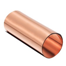 uxcell Copper Sheet Roll, Metal Foil Plate 1000mm 1000 x 200 x 0.1mm,