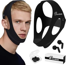Anti Snore Chin Strap Sleep Aid Mouth Jaw Support Stop Snoring Device for Men
