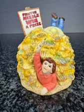 Lefton Colonial Village 11581 Needle In A Haystack Rare  New Old Stock  Box 345