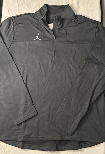 Air Jordan Training 1/4 Zip Pullover Sweatshirt Black CV8311-010 Men’s Size XXL
