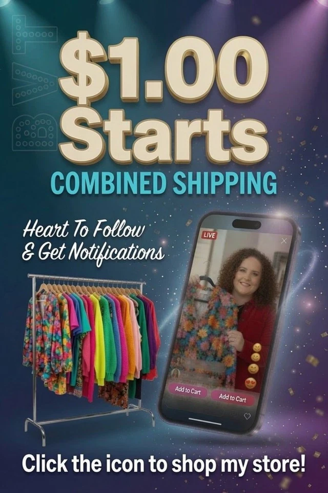 $1 Starts Men's, Woman's, Clothing