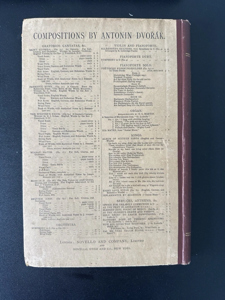 Handel Samson – Novello’s Original Octavo Edition, Vocal Score (c.1900) - Image 2 of 4
